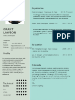 CV Template CANVA 5