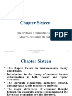Chapter 16 Theorectical Foundations and Macroeconomic Debates