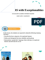 LEARNERS With Exceptionalities