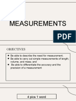 Measurements