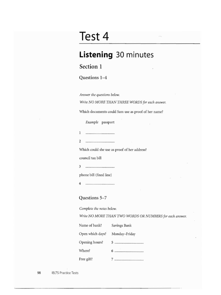 Test 4 - Peter May | PDF