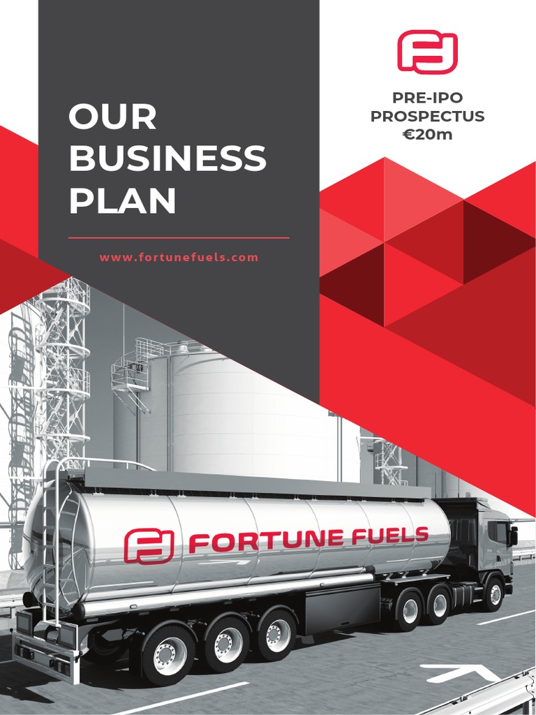 Fortune Fuels PREIPO Listing and Business Plan PDF Business