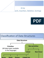 DATA STRUCTURES CLASS NOTES PPT 3 - Arrays Naresh Sehdev 85270 18189 9971548875 .