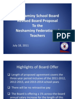 Highlights of NSB Offer to NFT 07182011