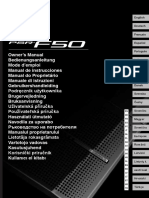 Yamaha PSR F50 Manual