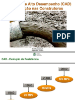 Evolução e aplicações do concreto de alto desempenho (CAD