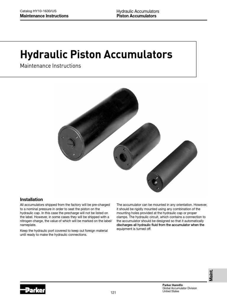 Piston Maintenance PDF Valve Piston