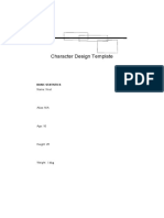 Character Design Template