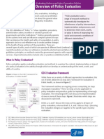 Brief1 Overview Policy Evaluation