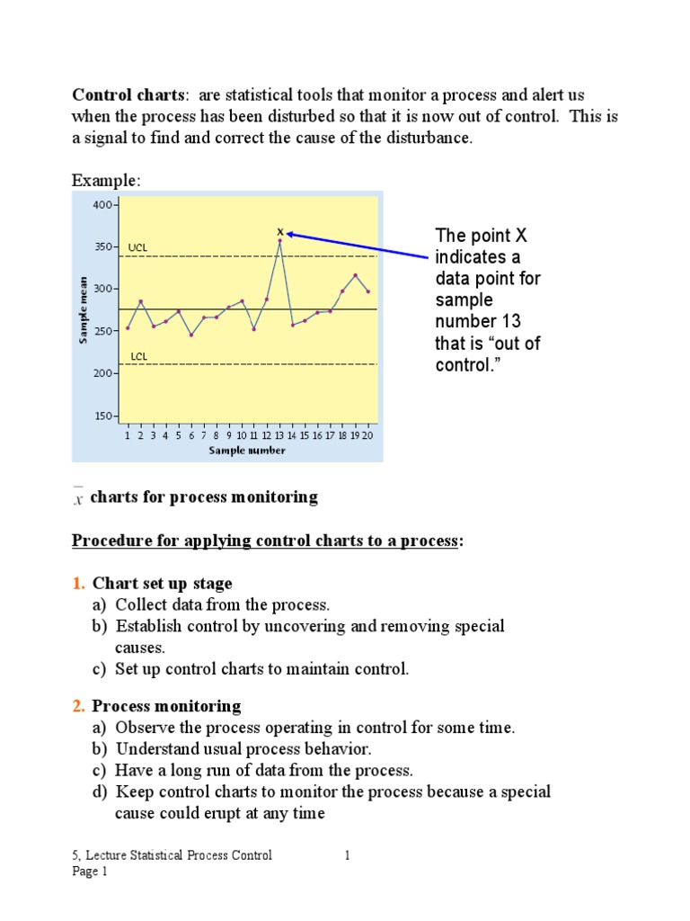 Control Charts | PDF | Normal Distribution | Standard Deviation