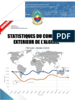 Statistiques Du Commerce Exterieur de l Algerie Annee 2020-2