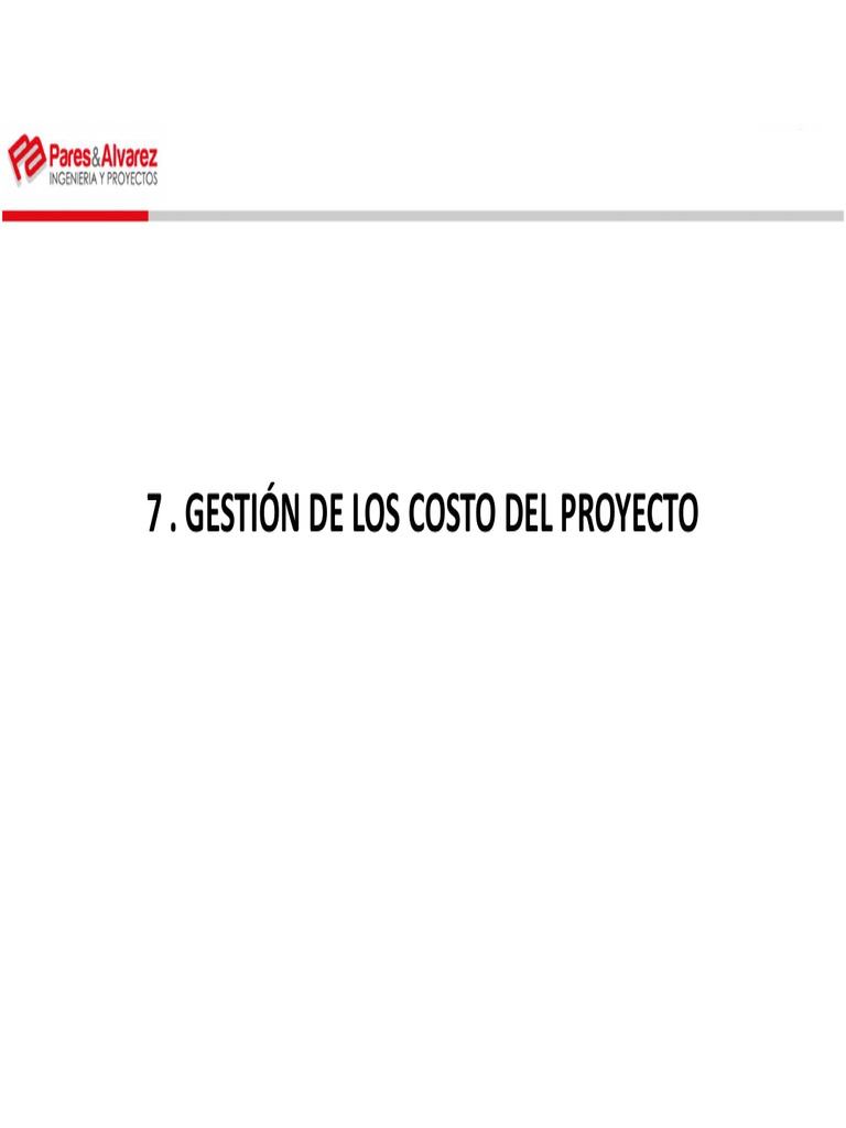 Gestión de Costos en Proyectos Efectiva | PDF | Presupuesto | Planificación