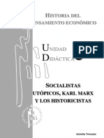 Capítulo5-Socialistas Utópicos, Marx, Historicistas- EstrellaTrincado