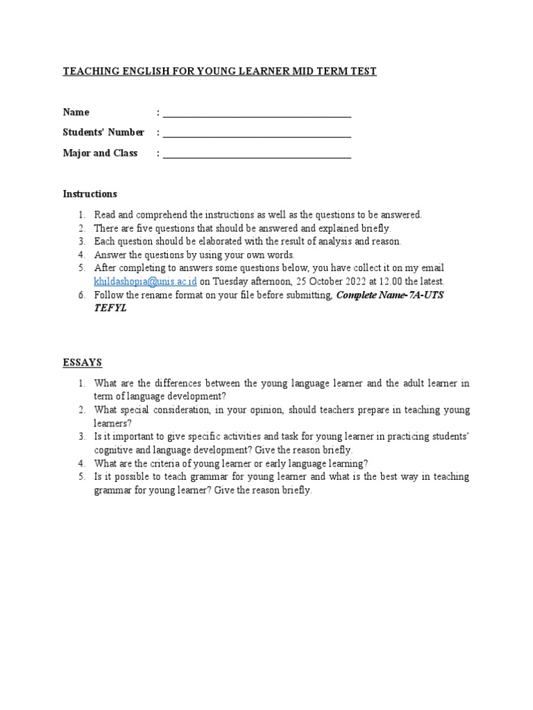Empathy in Teaching Young Learners | PDF