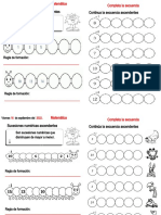 Sucesiones Numéricas Ascendentes