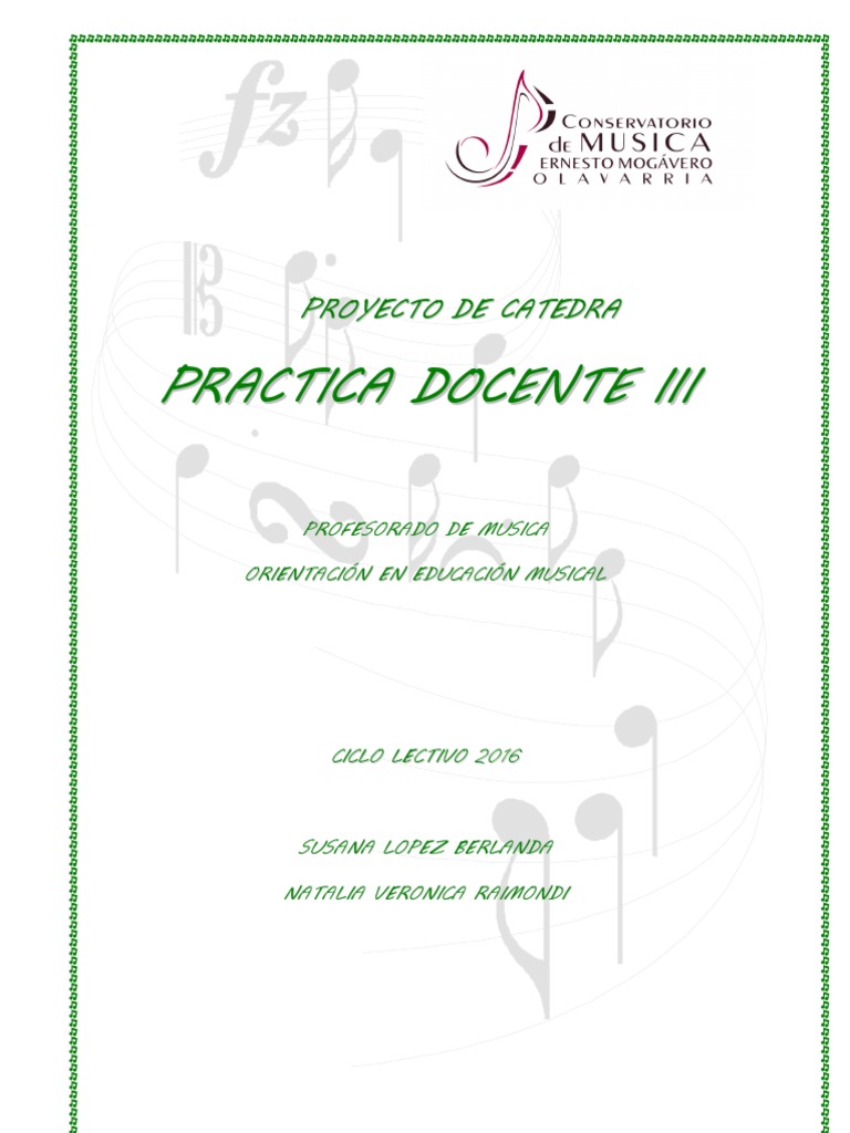Prctica Docente III | PDF | Método de enseñanza | Evaluación
