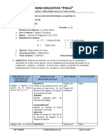 PLANIFICACIÓN DE REFUERZO Octavos