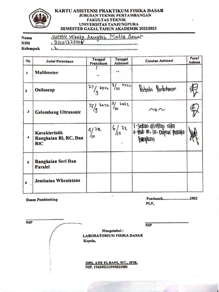 Karakteristik Rangkaian RL, RC, RLC | PDF