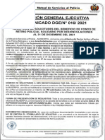 Comunicado Dge n 016-2021 Recepcin de Solicitudes Para El Fondo de Retiro 1