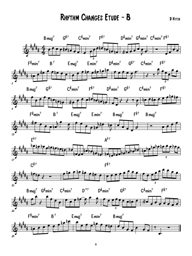 10 Saxophone Fundamentals Etude 10 B PDF