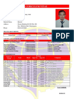 CV of experienced Indonesian seafarer