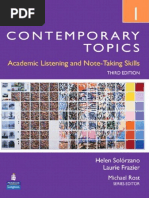 Academic Encounters Listening & Speaking 1-SB PDF | PDF