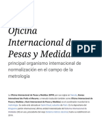 Oficina Internacional de Pesas y Medidas - Wikipedia, La Enciclopedia Libre