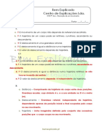 A.1.1 - Descrição de Um Movimennto - Ficha de Trabalho (3) - Soluções