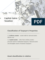 Capital Gains Tax Rules for Asset Classification