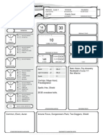 Character Sheet - Alternative - Aurian