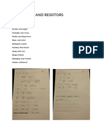 Capacitors and Resistors