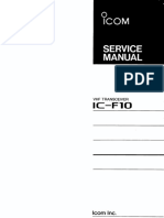 Manual de serviço IC-F10