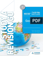 Cambridge IGCSE and O Level Geography Study and Revision Guide Revised