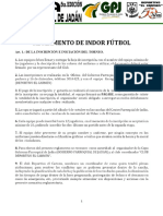 Reglamento de Indor Fútbol - PDF Descargar Libre