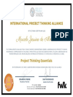 Project Thinking Essentials - PTE - FWK