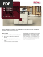 RICOH M C2000 Brochure | PDF | Image Scanner | Printer (Computing)