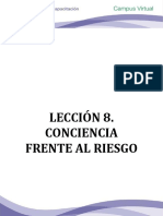 Leccion 8. Conciencia Frente Al Riesgo