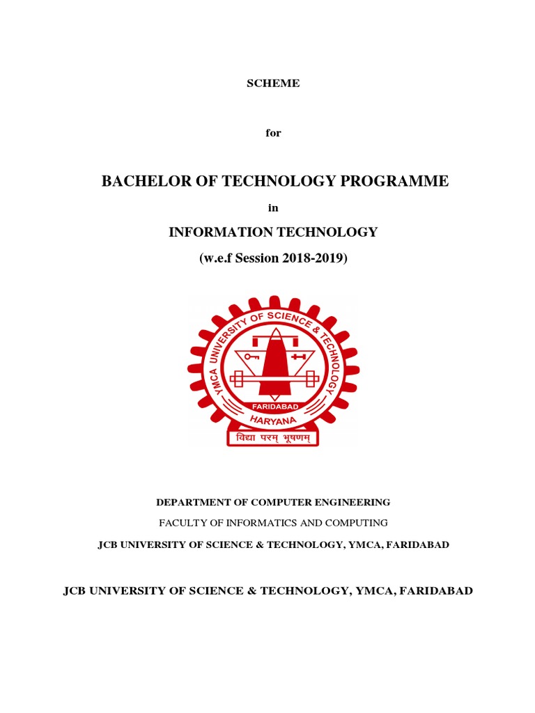 Btech It Syllabus Scheme 3rd Sem Onwards 03102018 | PDF | Engineering ...