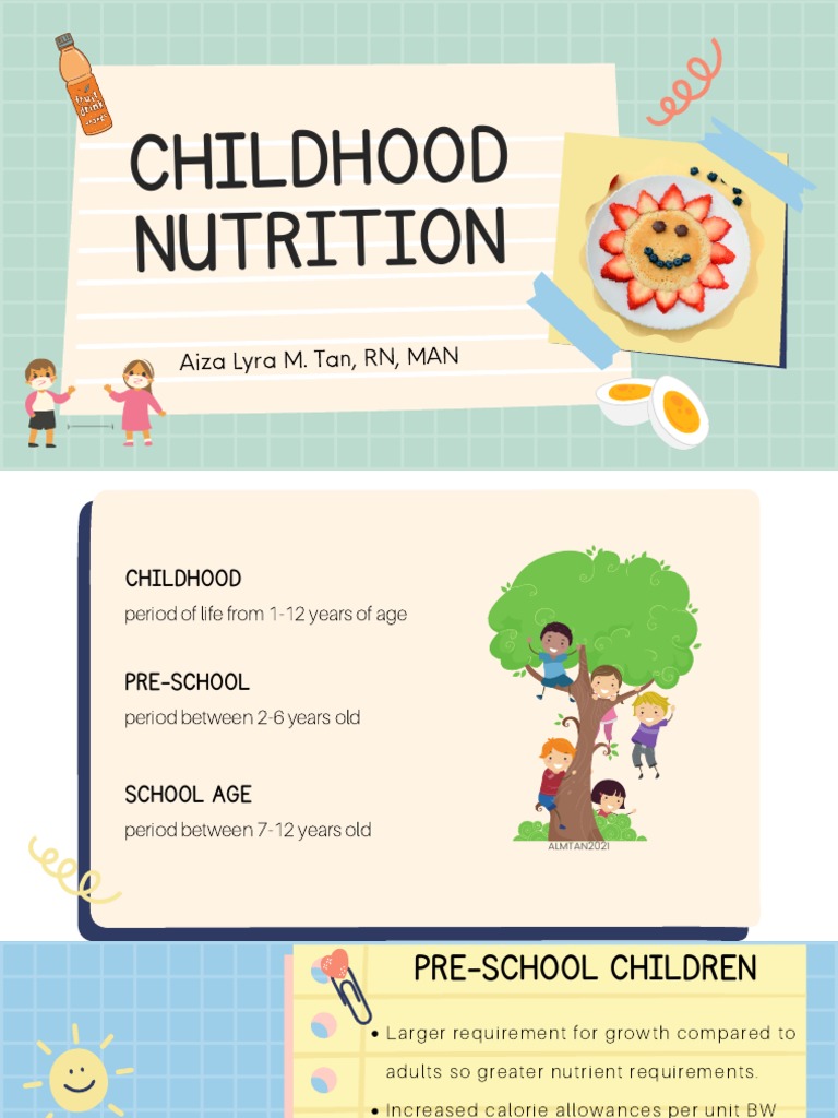 Childhood Nutrition | PDF | Foods | Milk
