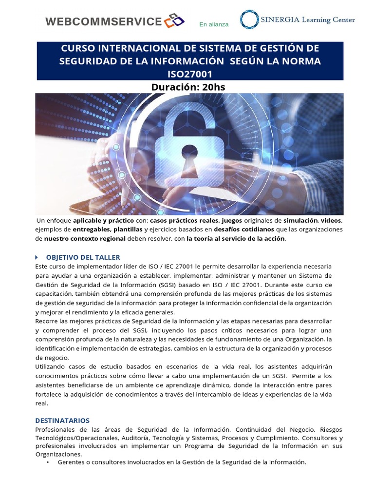 05 - Seguridad de La Informacion ISO 27001 | PDF | Seguridad de ...
