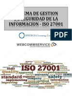 ISO 27001 SGSI Gestión Seguridad Información