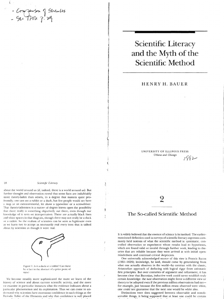 The So Called Scientific Method Pdf