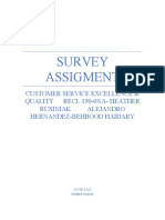 Customer Service Survey Assingement