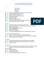 Resume Self Assessment Checklist - Alejandro Granillo Hernandez