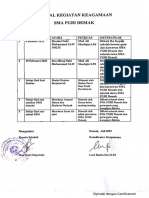 Jadwal Kegiatan Keagamaan