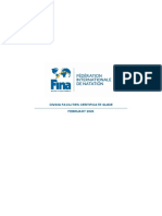 Fina Diving Facilities Certificate Guide February 2020 0