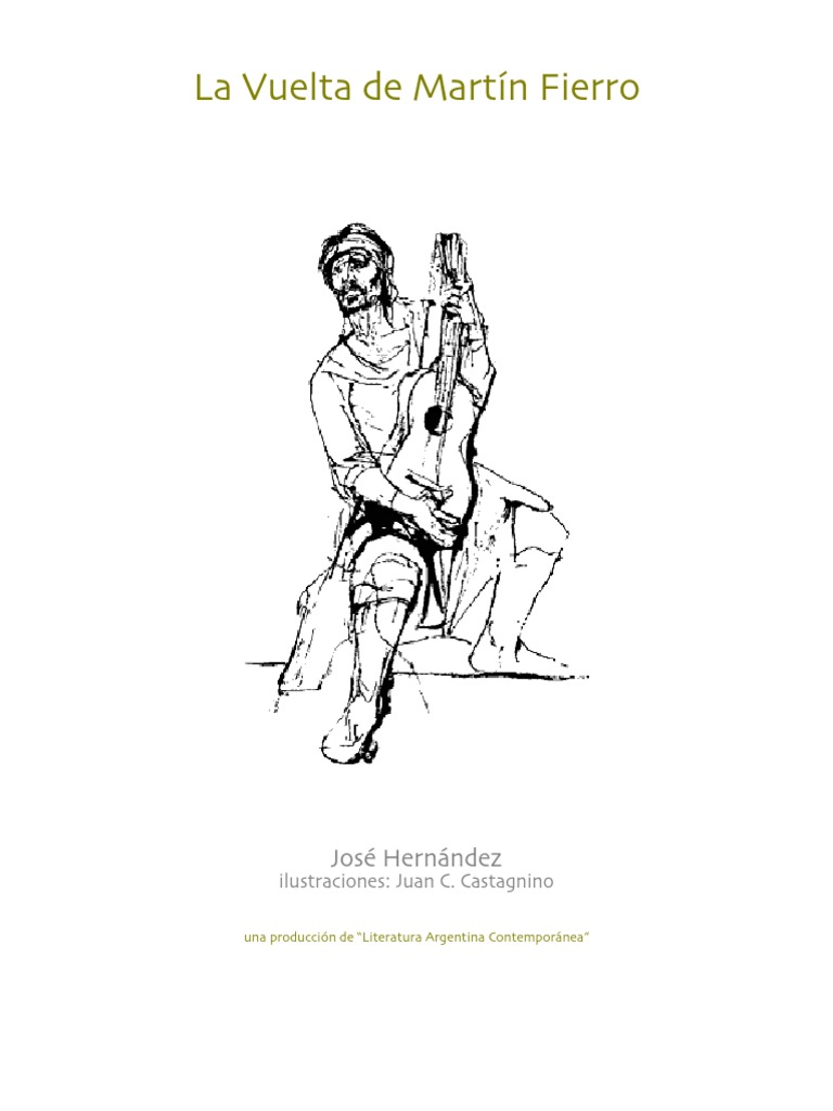 La Vuelta De Martin Fierro Pdf