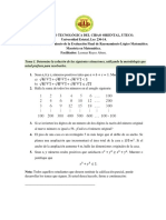 Práctica Como Reforzamiento de La Evaluación Final de Razonamiento Lógico Matemático