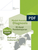 Kemendikbud-Pusaspem-2020 Modul Asesmen Diagnosis Di Awal Pembelajaran Bahasa Indonesia 3 SD