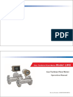 SURE - Gas Turbine Flowmeter Manual - V2 LWQ